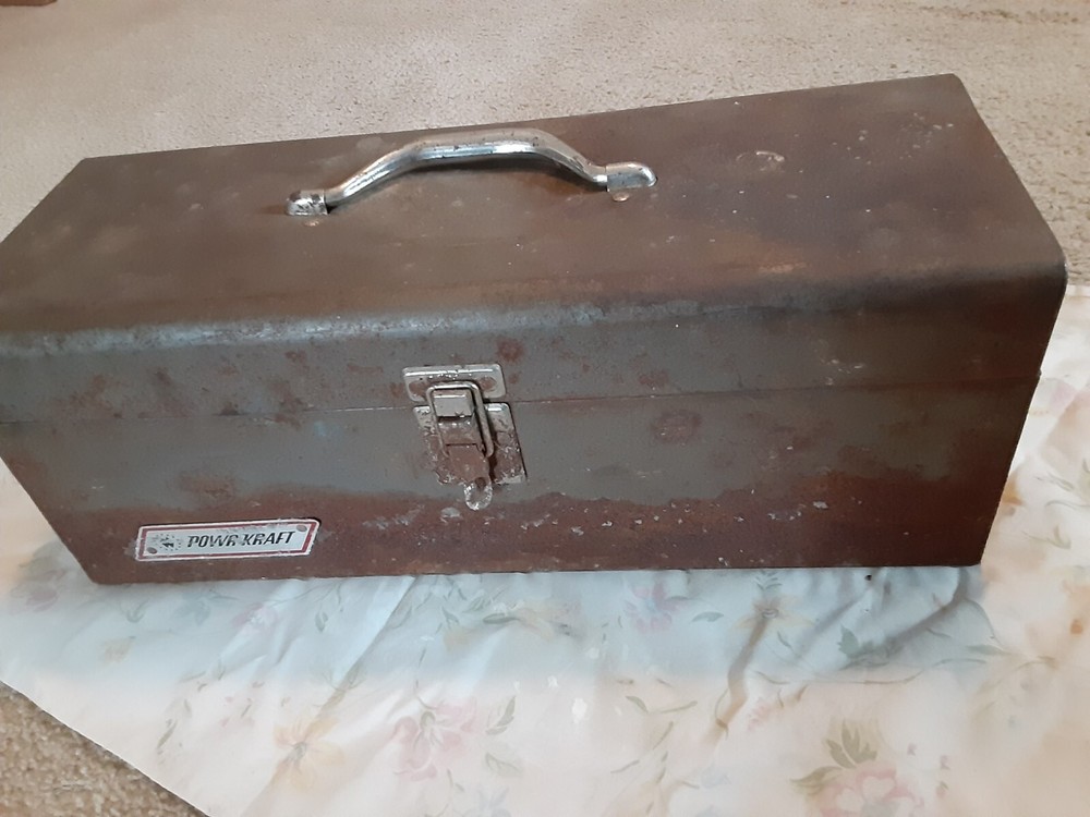 Vintage Montgomery Ward Powr Kraft tool box