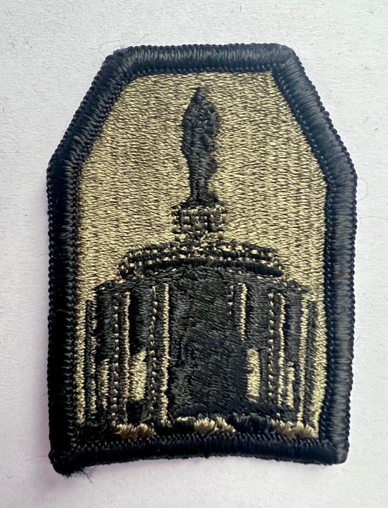 Oregon Army National Guard Subdued Patch 1970's Version