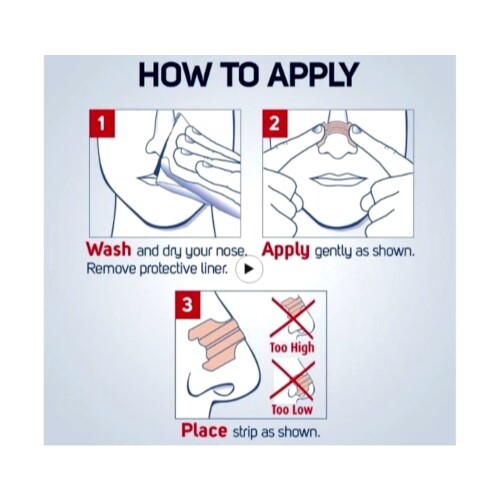 6 Pack - Breathe Right Nasal Strips, Small/Medium, Clear, 30 Each