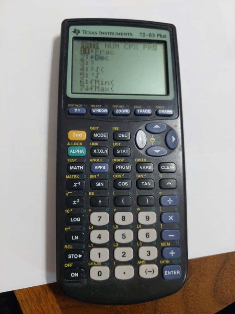 texas instruments ti-83 plus calculator