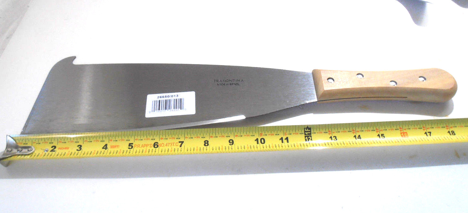MACHETE PRO TRAMONTINA 12 1/2" INCH x 19" INCH OVERALL LENGTH SUGAR CANE TYPE