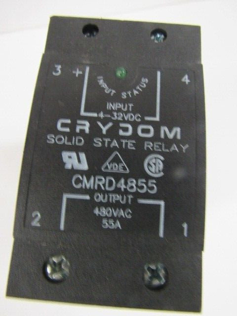 CRYDOM CMDR4855 SOLID STATE RELAY 4-32VDC IN 480VAC 55A OUTPUT **NEW**