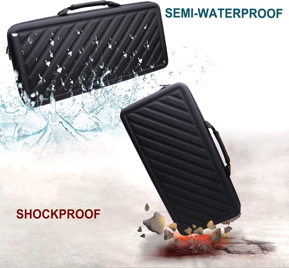 DJ Controller Case | Hard Shell Storage Bag 21x11x4"