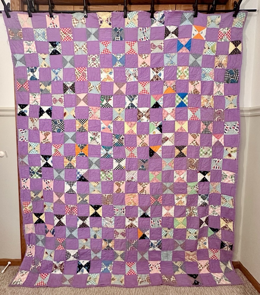 Handmade Patchwork Cotton Cutter Quilt