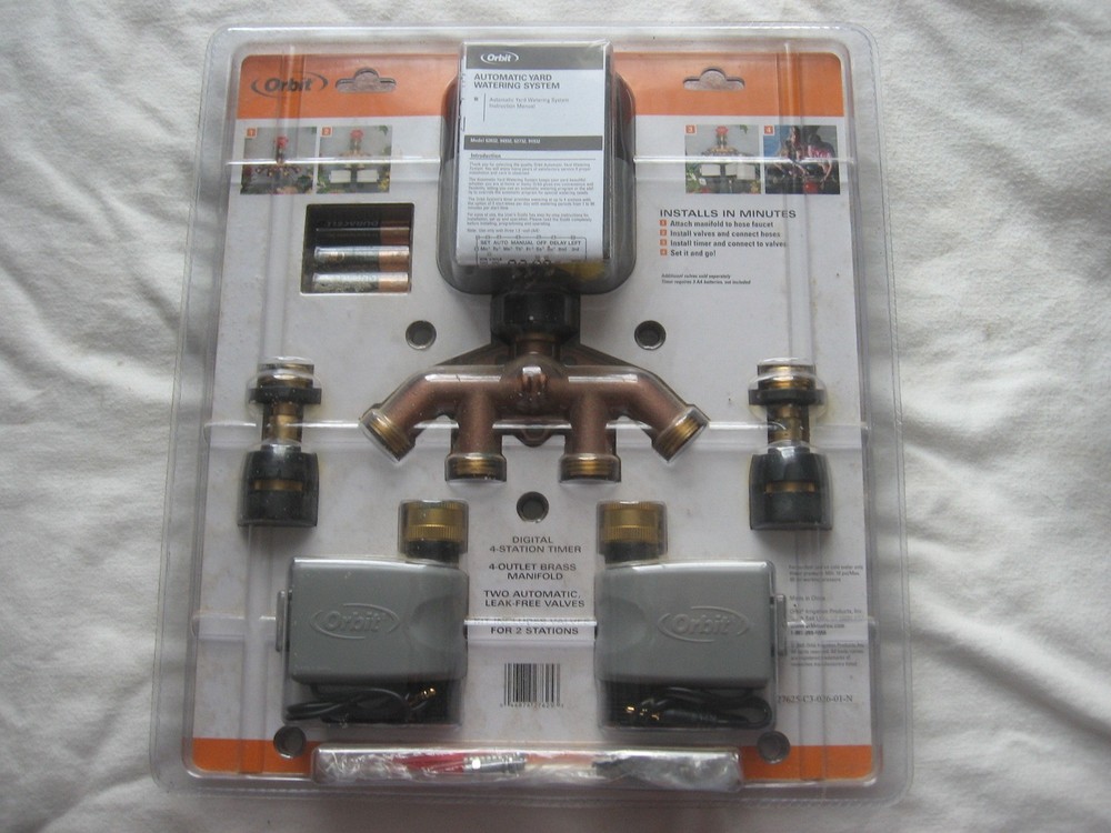 OLD NEW STOCK ORBIT COMPLETE AUTOMATIC YARD WATERING KIT