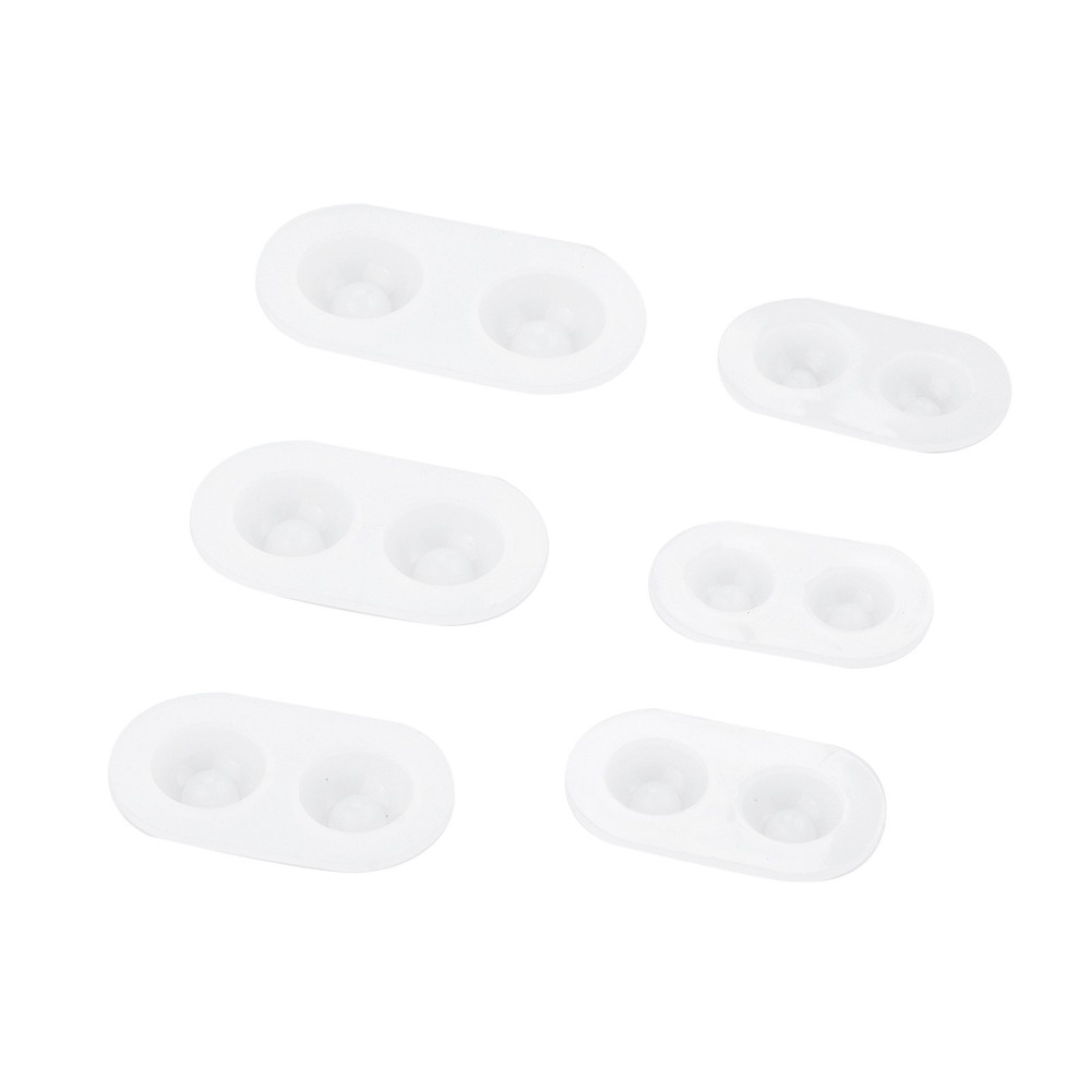 6 Sets Multifunctional Silicone Molds Flexible Doll Eye Molds Resin Durable E