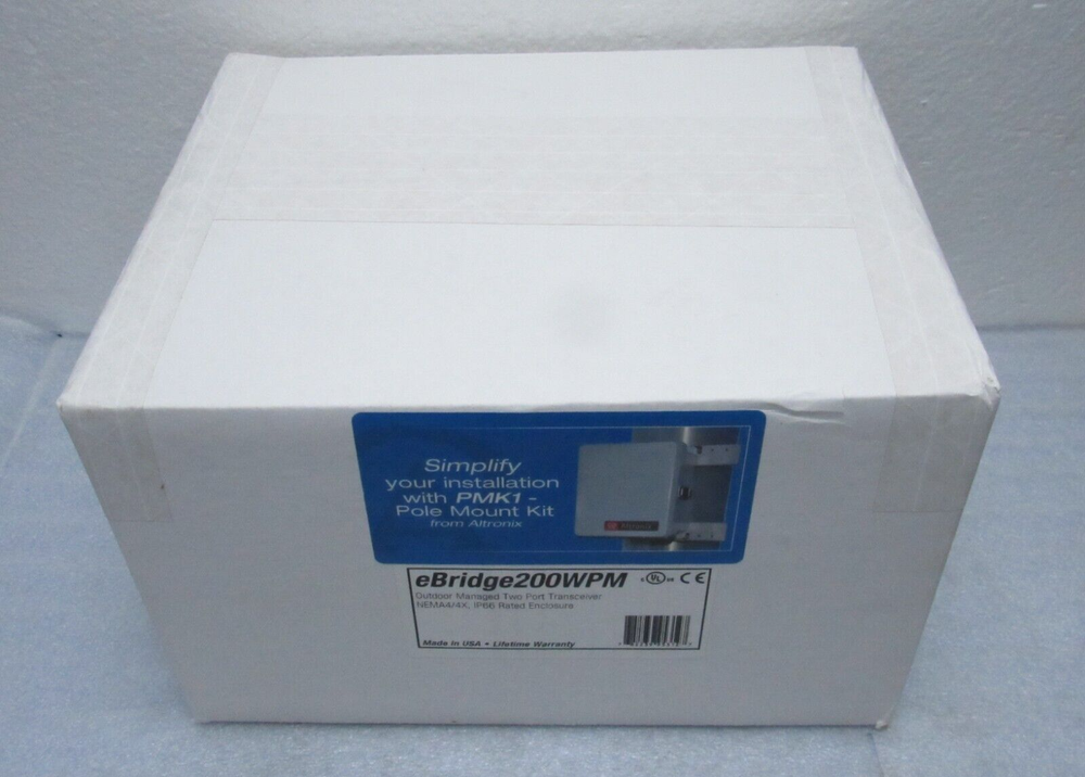 Altronix eBridge200WPM EoC or Long Range Ethernet 2 Port Transceiver [CTOKT]