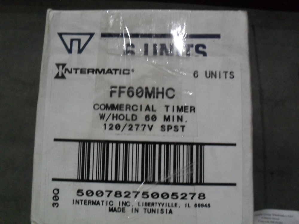 Intermatic FF60MHC Auto shut-Off timer SPST Silver