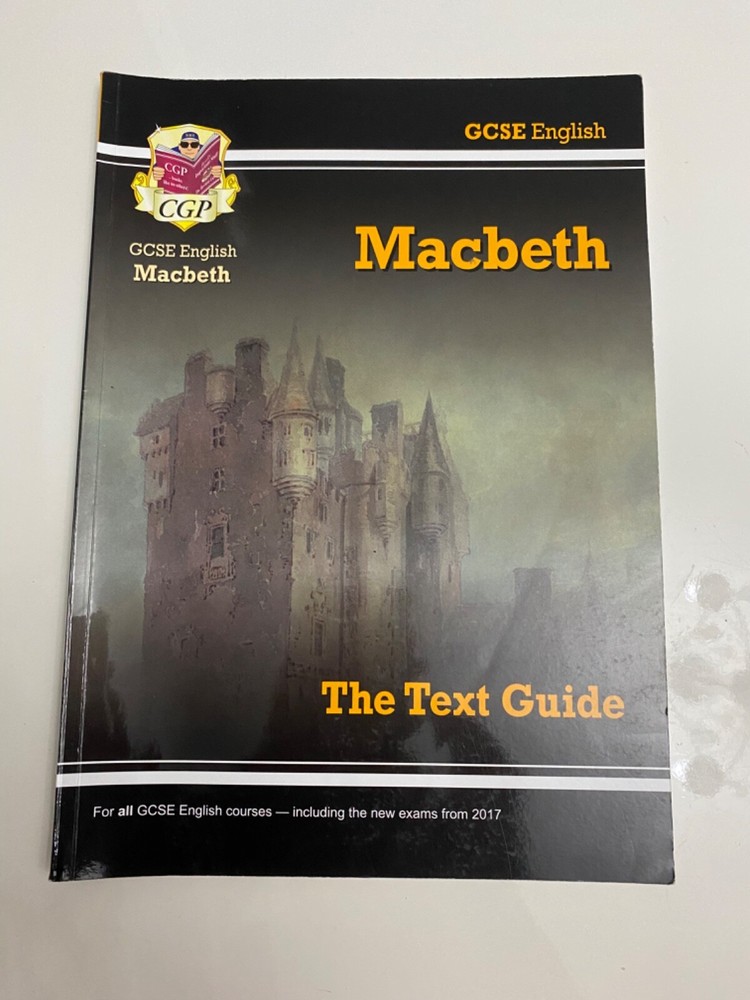 CGP GCSE English Macbeth The Text Guide Textbook