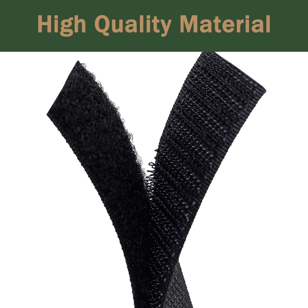 4" Wide Hook and Loop Adhesive Tape - 9ft Heavy Duty Fastener for Sofas