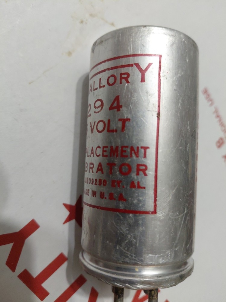 Mallor 4 PIN - VIBRATOR Type 294 6volt Replacement Estate V-2