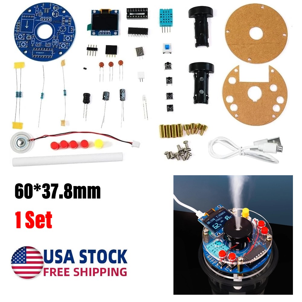 STEM Electronic DIY Kit Humidifier Soldering Project Kit Temperature OLED Displ