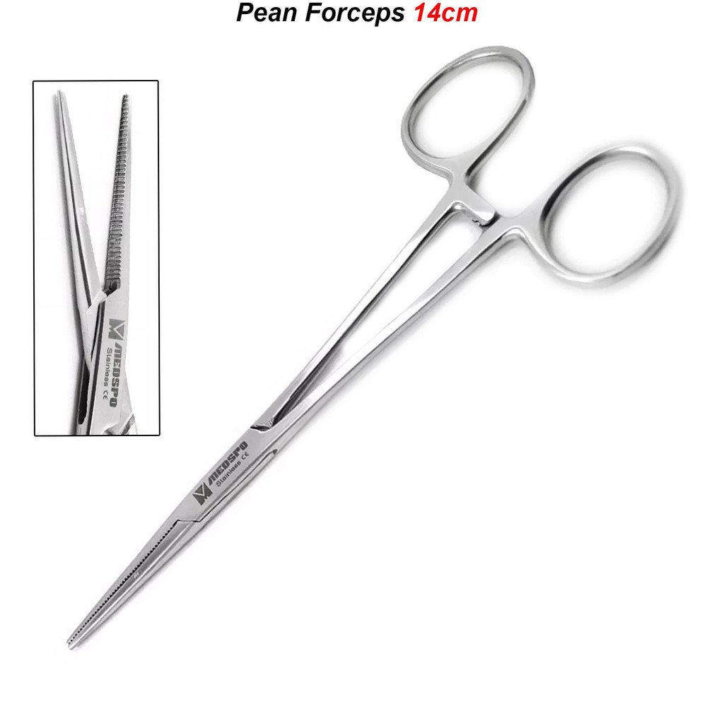 Hemostat Pean Straight Locking Artery Forceps Surgical Veterinary Instruments CE