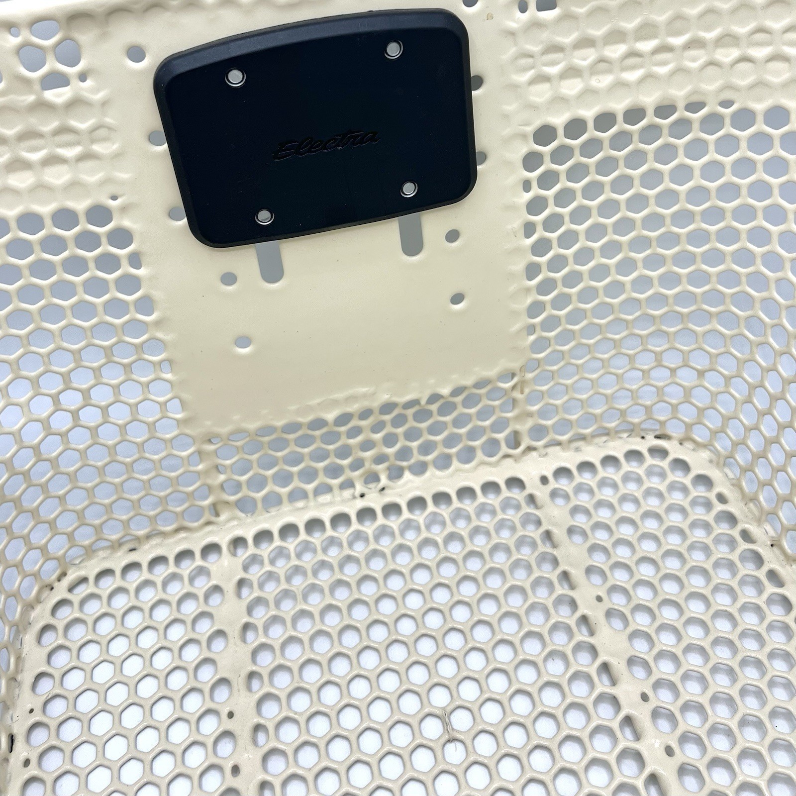 Electra Bike Bicycle Metal Basket Cream Pale Yellow No Mount or Hardware