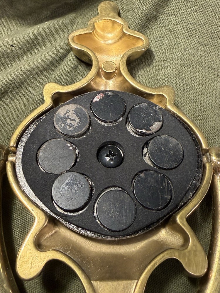Vintage Brass - "The Smith's" - Last Name Door Knocker. Solid, Magnetic Back