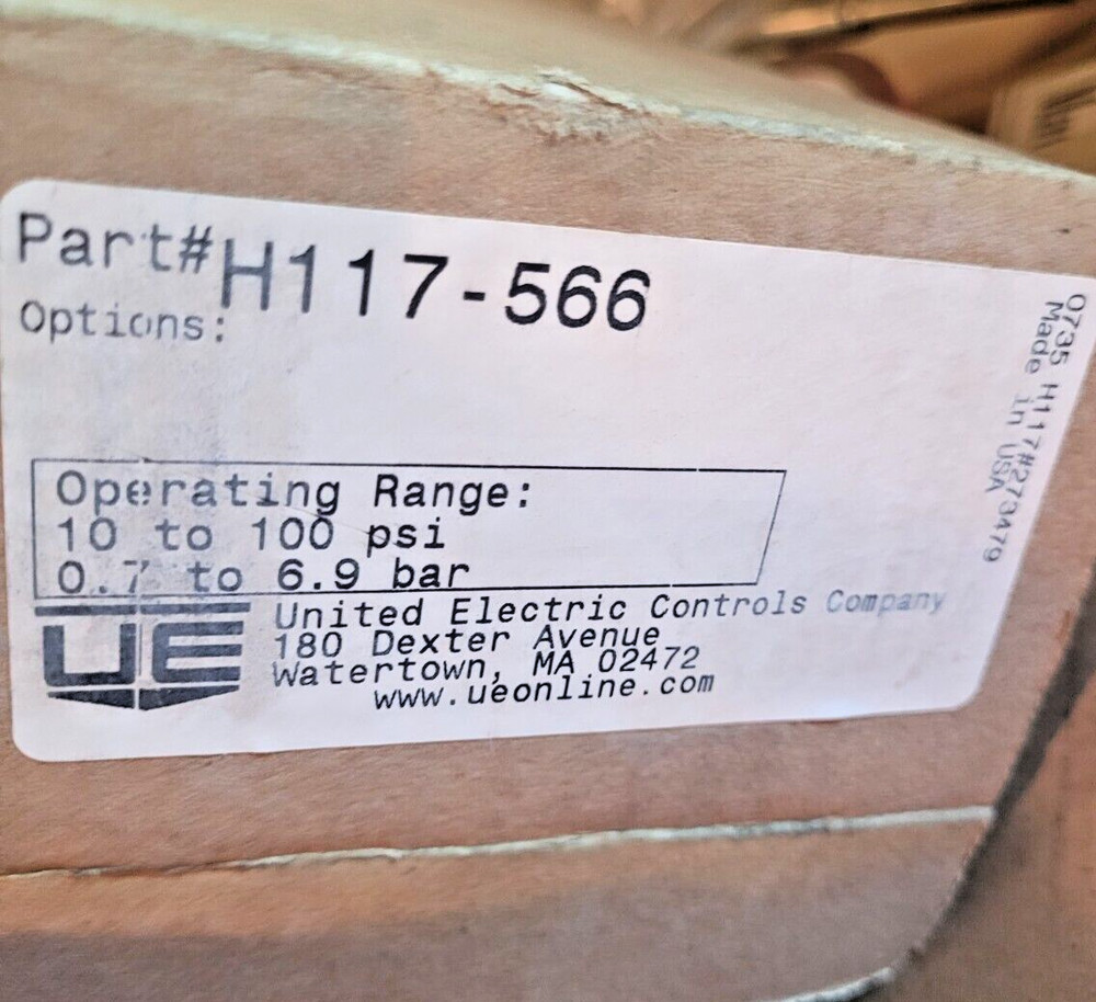 UE H117-566 Pressure switch