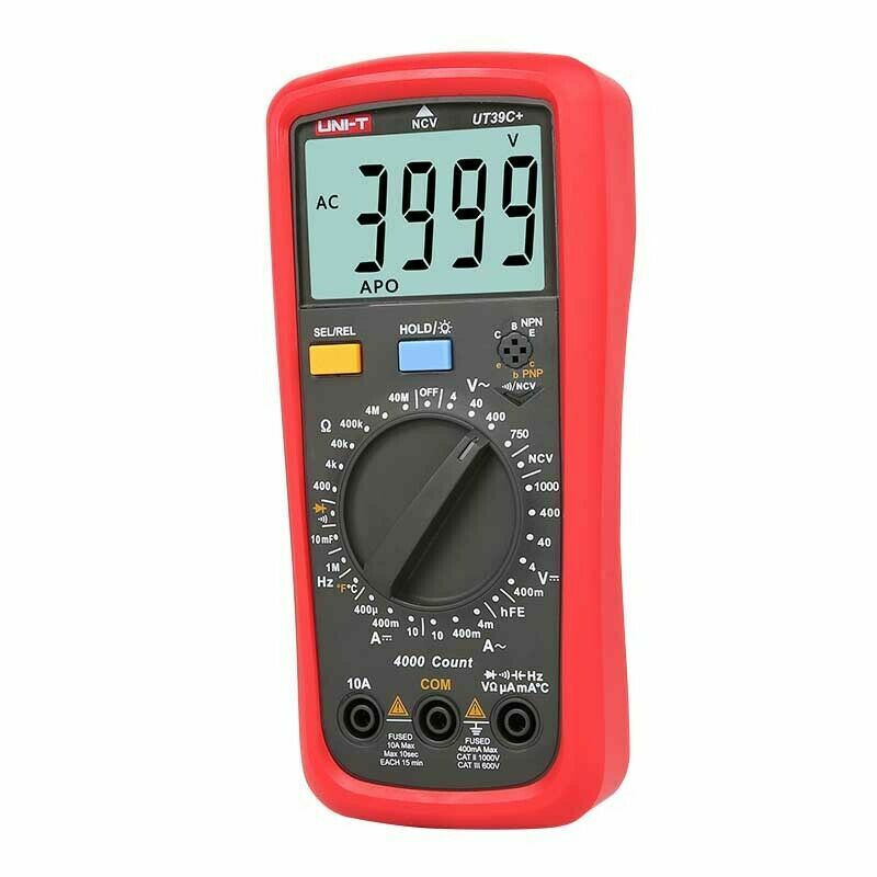 UNI-T UT39C+ Digital Multimeter ,Resistance/Capacitance,hFE ✦Kd