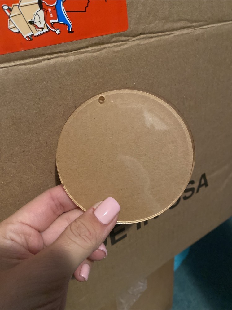 circle blank acrylic disc 70 ct.