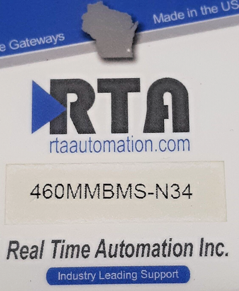 RTA 460MMBMS-N34 Protocol Gateway