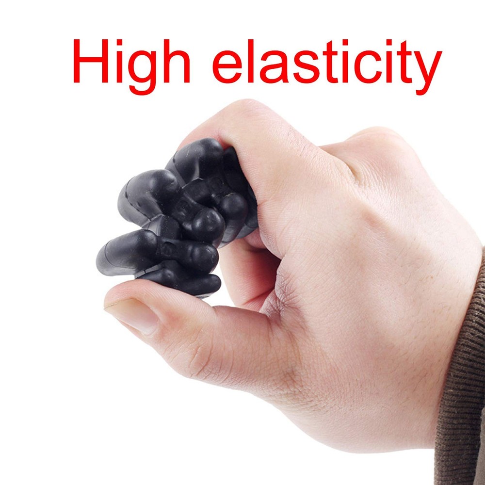 2 pcs Compound Bow Limb Dampeners Archery Stabilizer Silencers Black