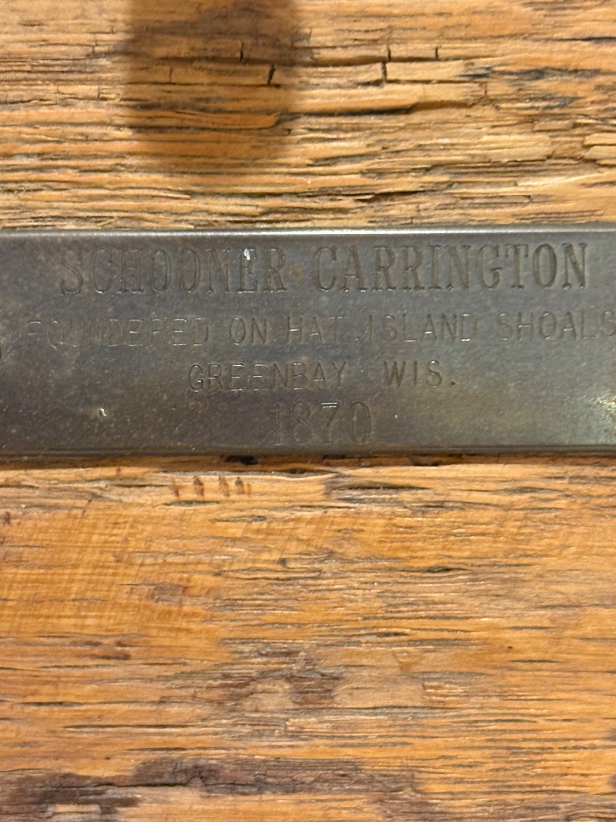 1870 Great Lakes shipwreck artifact, Lufft thermometer, barometer, hydrometer