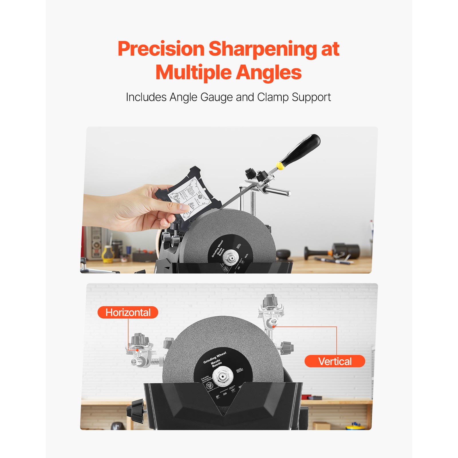 Uimoso 8-Inch Water-Cooled Wet Sharpening System 155RPM Bench Grinder for Blades