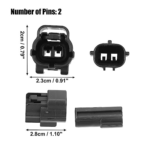 1 Set 2 Pin Water Temperature Sensor Connector Adapter Plug Clip Kit