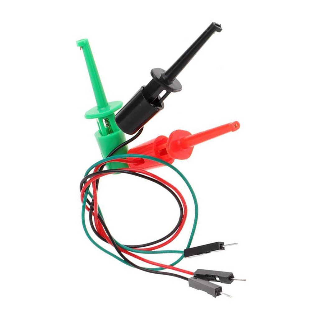 Convenient Test Hook Clip Set for Accurate Transistor Testing Assorted Colors
