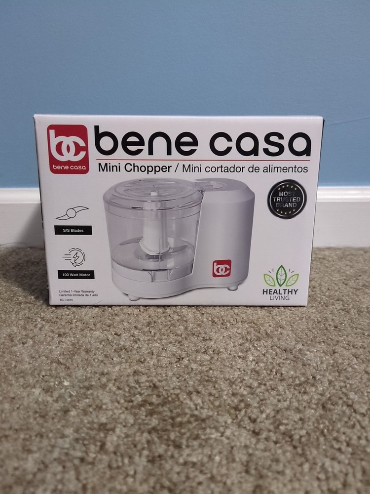 bene casa Mini Chopper/Mini cortador de alimentos - Never Opened