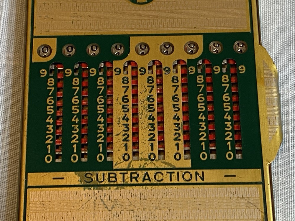 Addiator Duplex Manual Calculator with Case