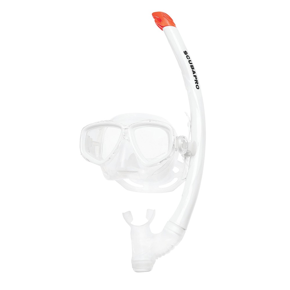 SCUBAPRO Ecco Diving Mask with Snorkel (White)