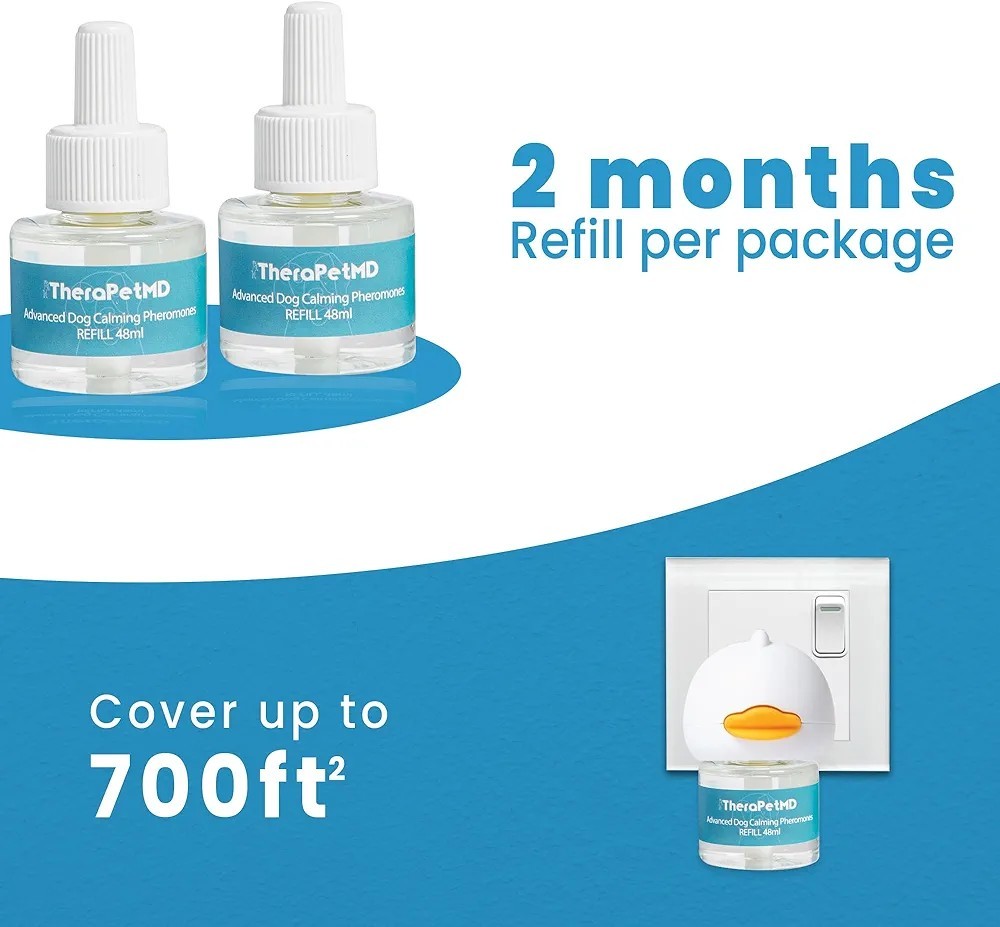 TherapetMD 60-Day Dog Calming Diffuser for Stress, Destructive Behavior