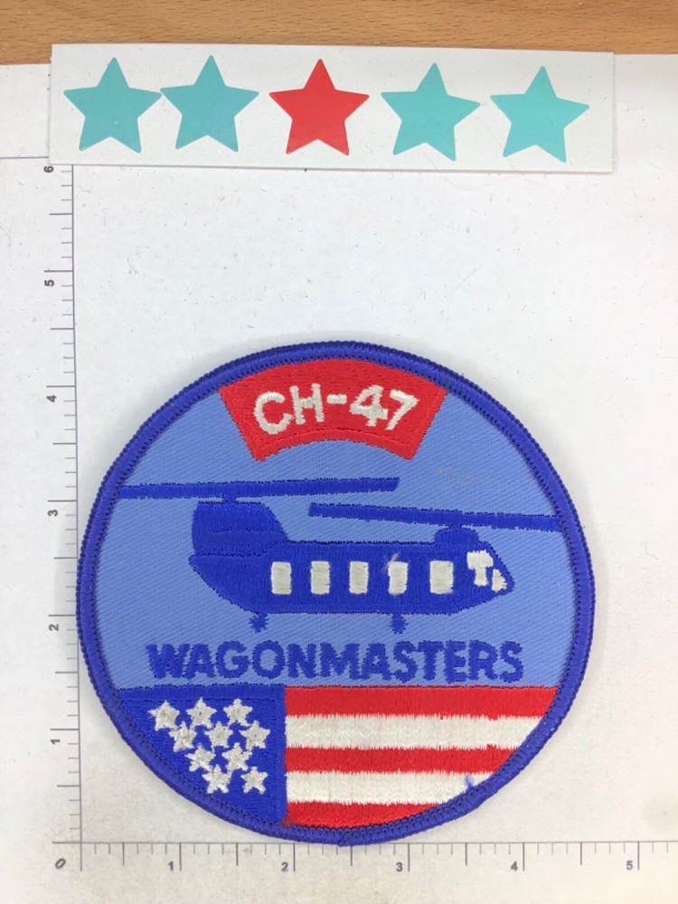 VINTAGE US ARMY CH-47 WAGONMASTERS HELO SQD PATCH