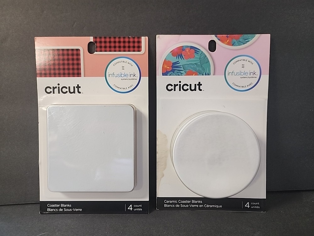 Cricut Ceramic Coaster Blanks