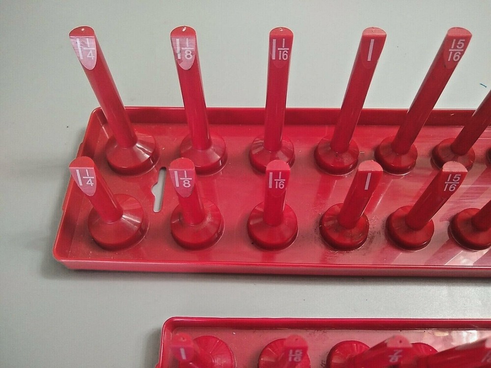 3 Socket Organizer Trays / Rack Storage / Holder Set, 1/4" 3/8" 1/2" Dr *S.A.E.*