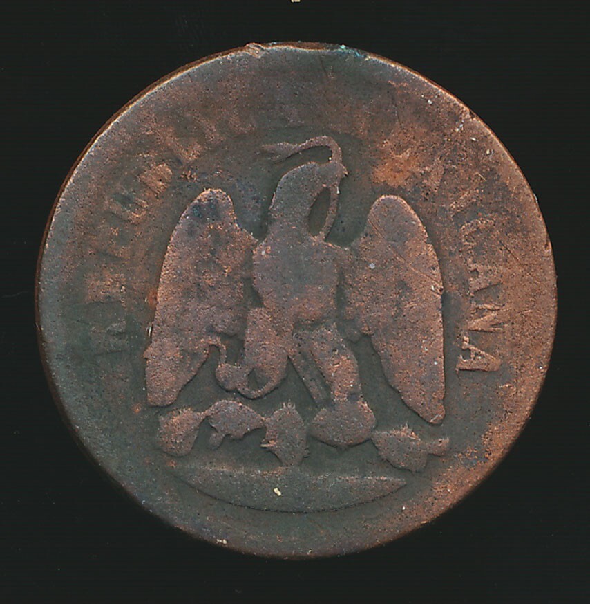 Mexico - Second Republic 1892-Mo CENTAVO (Copper)