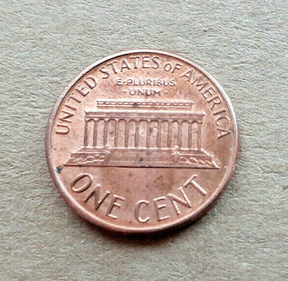 1986 P Lincoln Memorial Cent DDR Extremely Rare Minting Error
