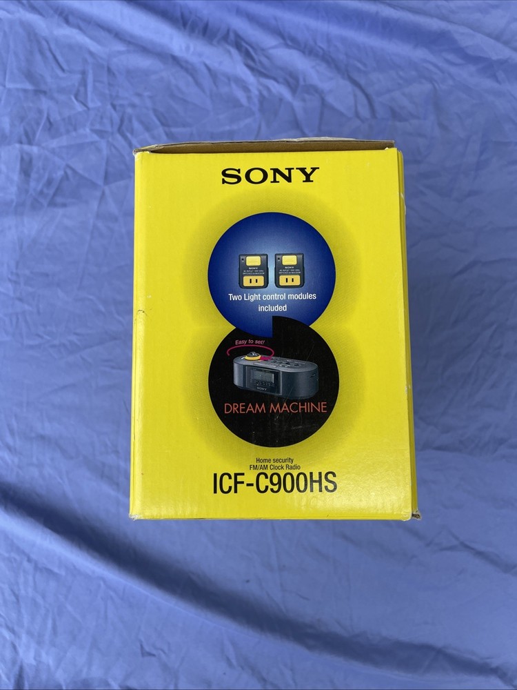 Sony dream machine home security light control system FMAM clock radio,