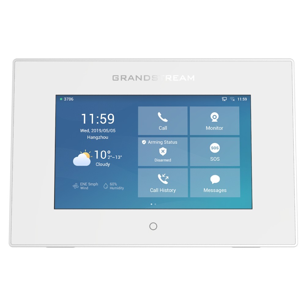 Grandstream GSC3570 WiFi IP Video Intercom Control Station Touch Screen White