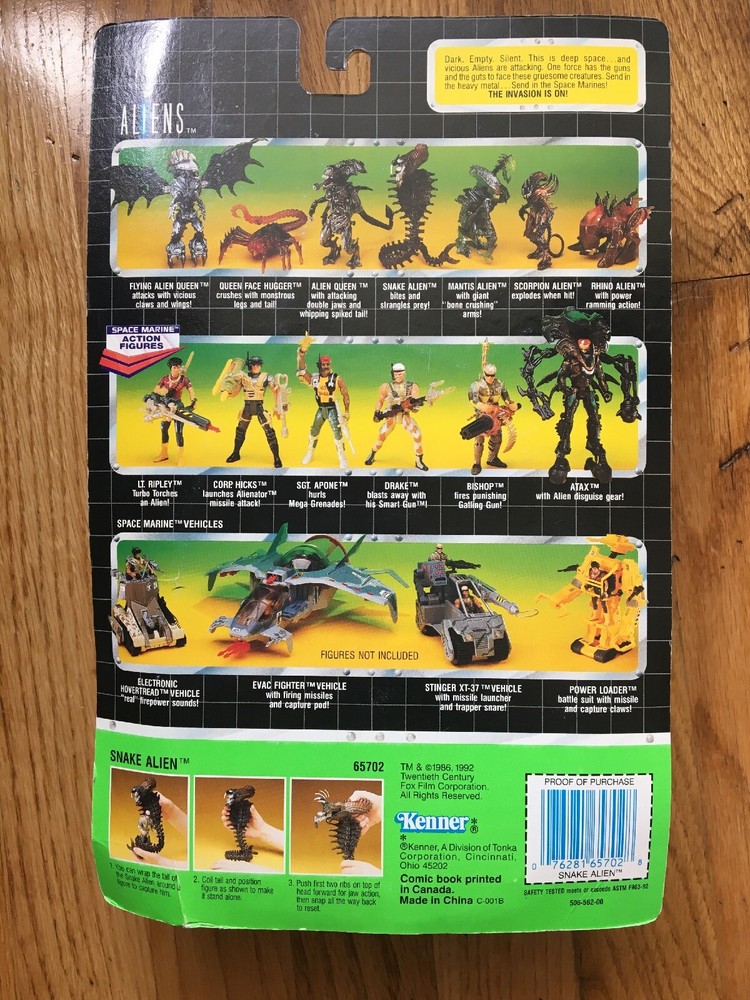 Vintage Aliens "Snake Alien" 1992