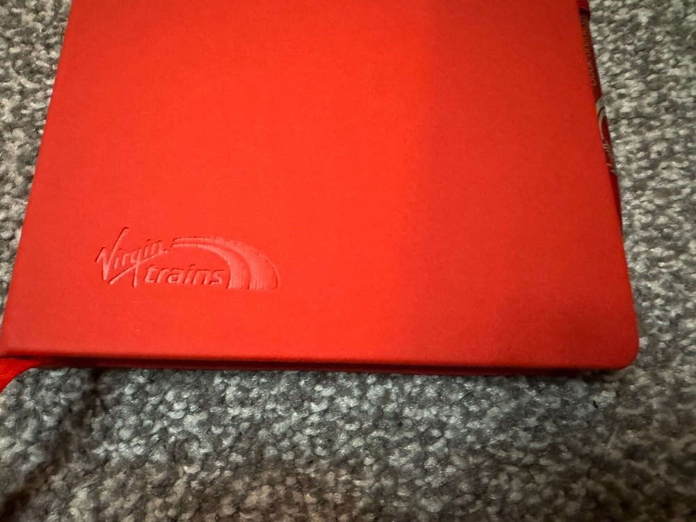 Virgin Trains Notebook and Pen