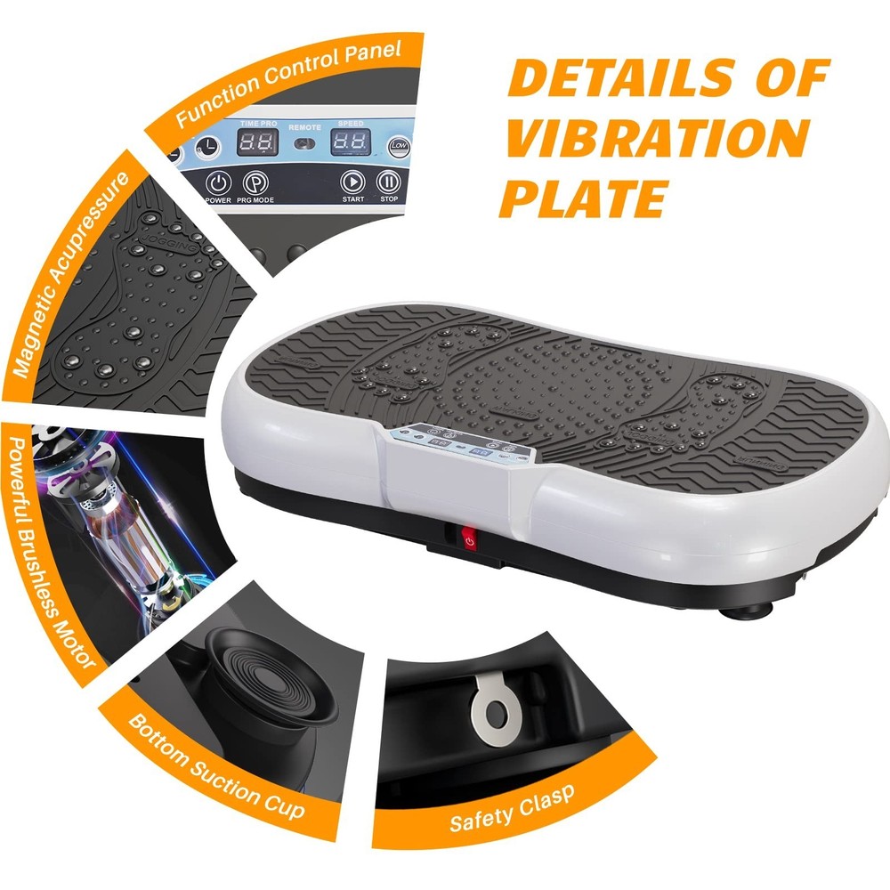 Vibration Plate Exercise Machine for Weight Loss – 100-Speed Platform with