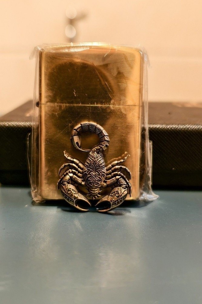 Brass Mr Krabs Lighter Patch DIY Decoration Accessory Without Lighter