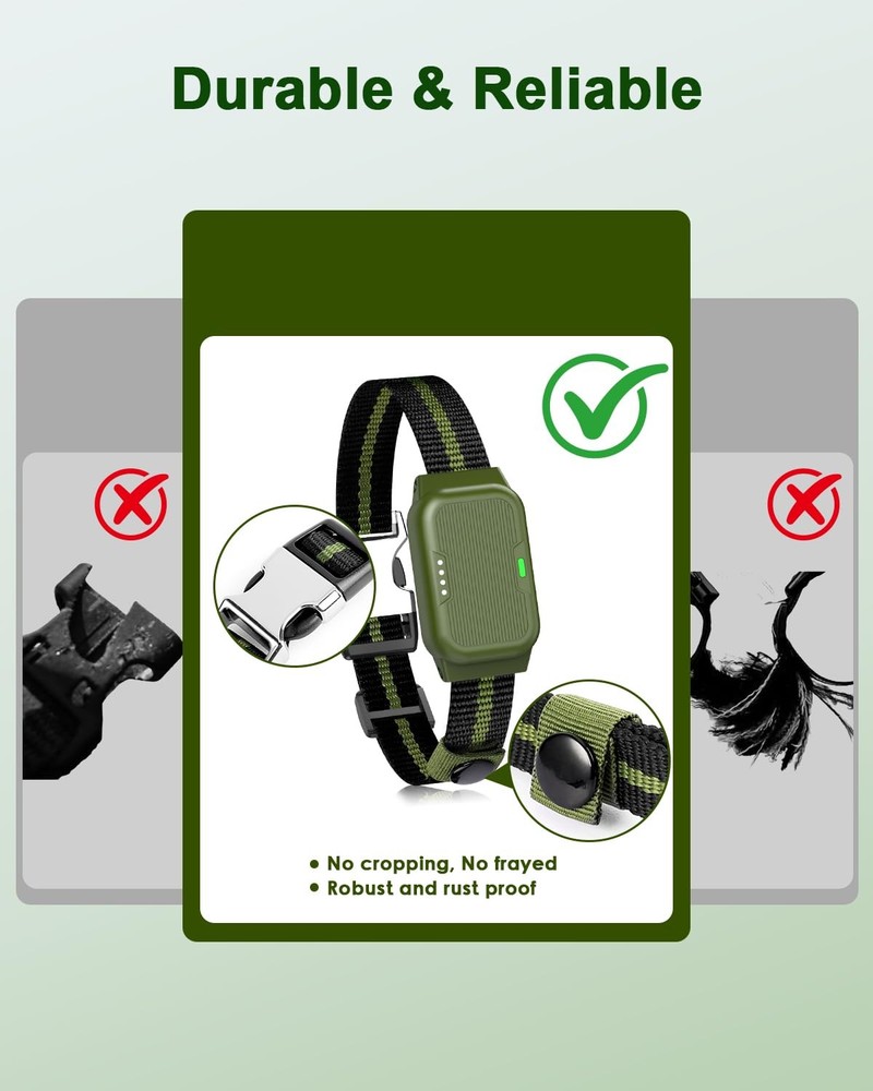 Waterproof Dog Training Collar with Remote Control, Vibration Static Modes
