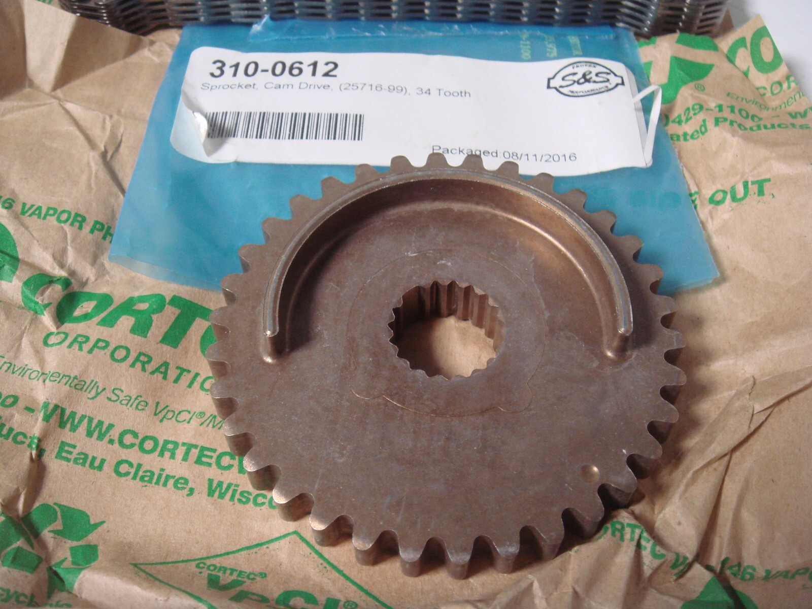 Harley TC (3) Cam Drive 34 Tooth, Primary Chain, Crank Sprocket S&S Cycle S4