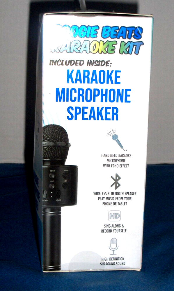 Boogie Beats Karaoke Kit W/Over-Ear Premium Headphone Bluetooth