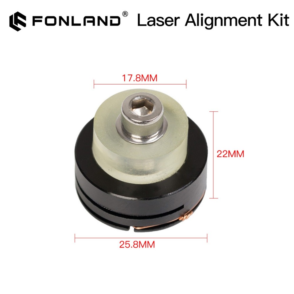 CO2 Laser Mirror Alignment Target & Tool for Corrects Laser Beam