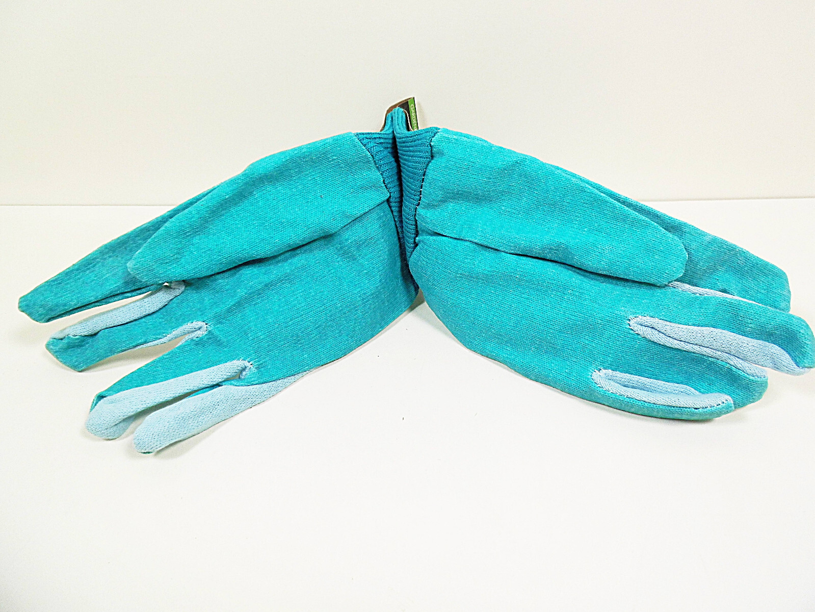 Garden Gloves w Grip Dots L SM XS Gardening Gauntlet Glove Cotton 1 Pr. Cleanup