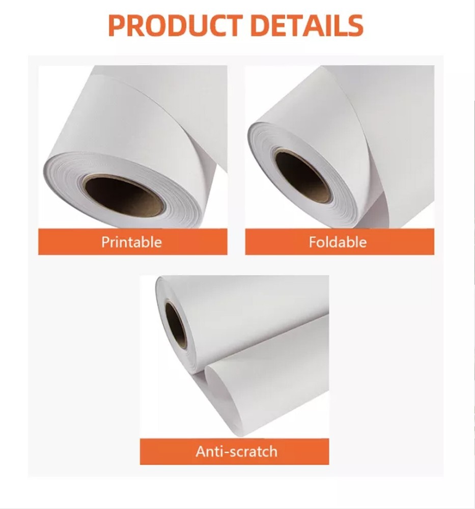 54"x100ft. Roll Matte 100%Polyester Inkjet Art Canvas for ECO-SOLVENT Printer