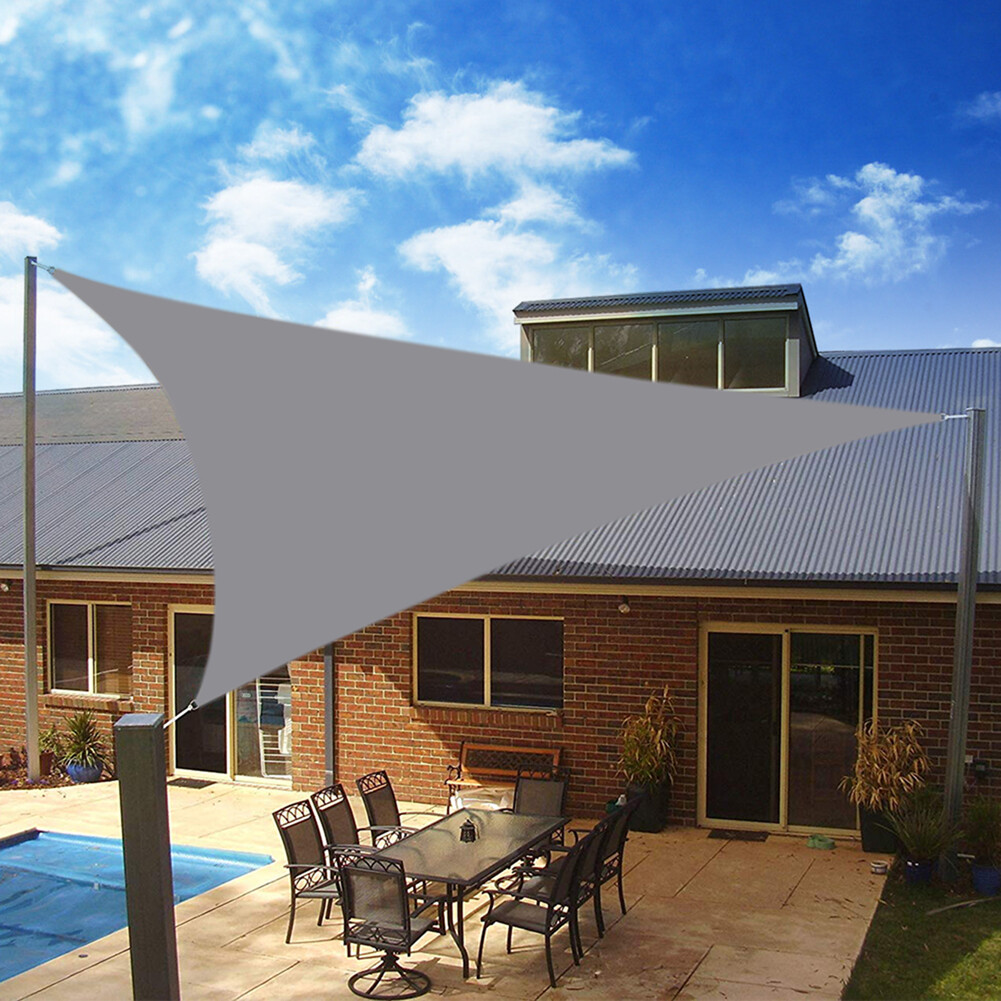 Waterproof Shade Sail Patio Awning Outdoor Garden Pool Sun Canopy Shelter Cover
